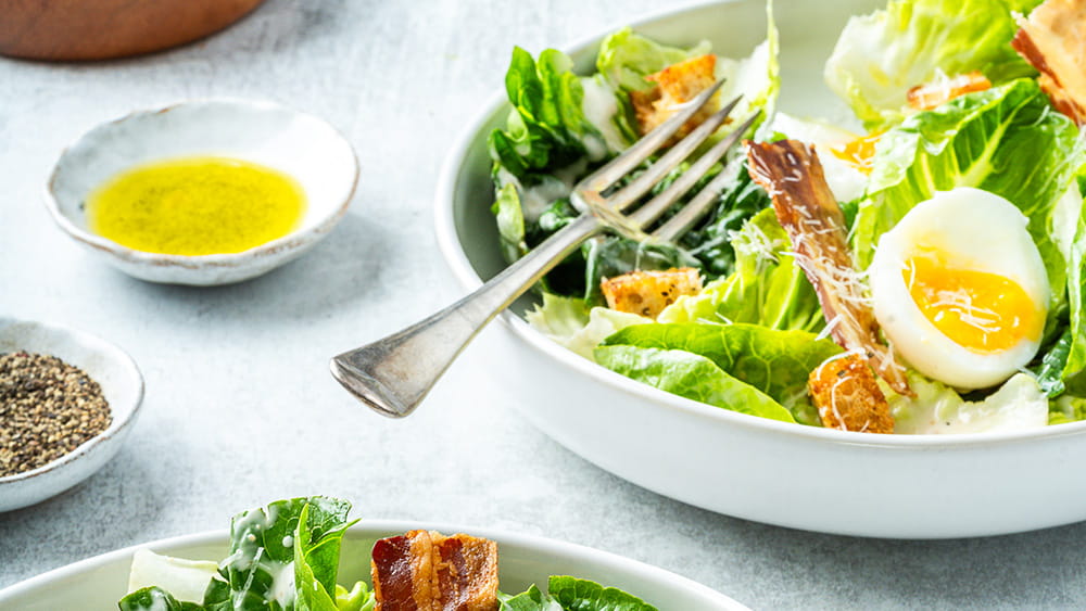 Plate of salad