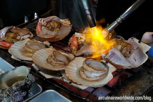 Inflight Catering Recipe Tokyo scallops