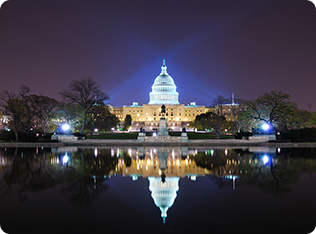 Washington, D.C. Evening Departure Menu